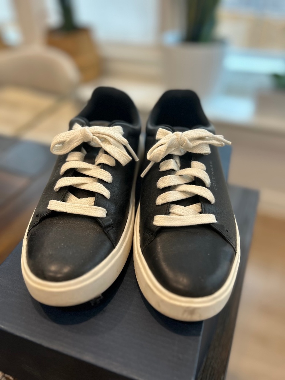 Cole Haan Grand Crosscourt black leather women 7B